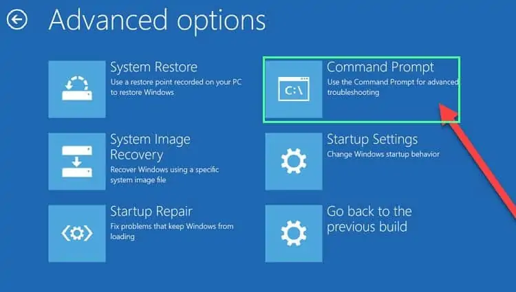 How To Fix Windows 10 Stuck On Just A Moment Loop 81 windows-advanced-options-cmd
