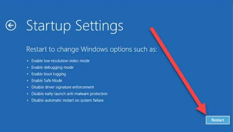 How To Fix Windows 10 Stuck On Just A Moment Loop 59 windows-boot-startup-settings