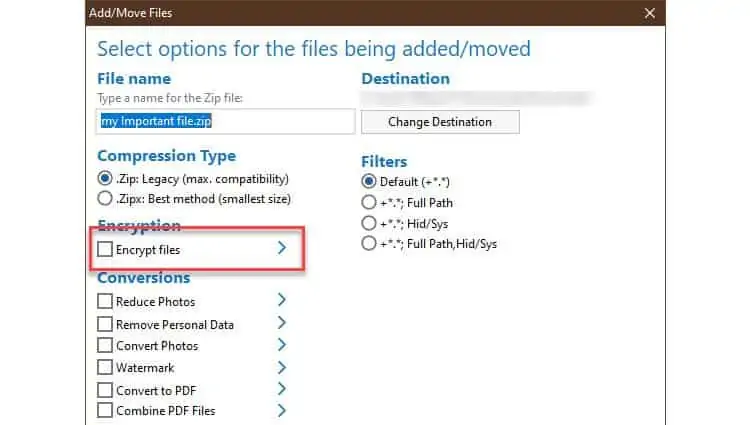 How To Password Protect A Zip File - Step By Step Guide 37 winzip-encryption