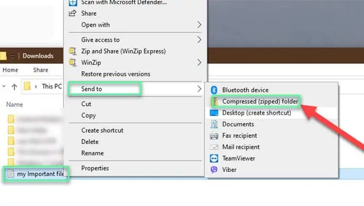 How To Password Protect A Zip File - Step By Step Guide 27 zipping-windows