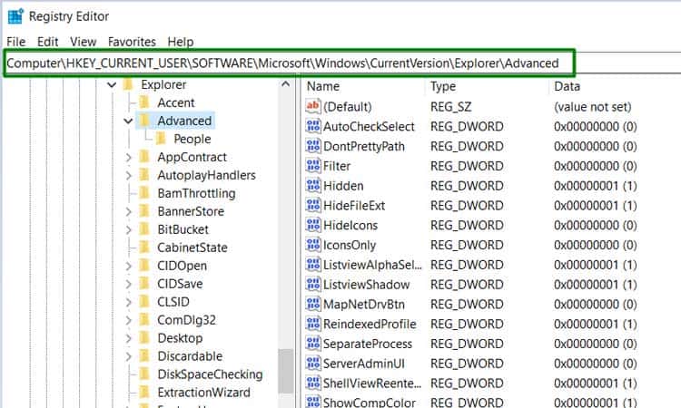 Registry Editor