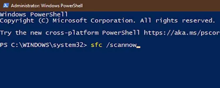 How to Fix Start Button Not Working Windows 41 SFC-Scannow