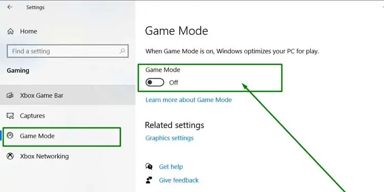 Windows Game Mode On Vs Off - How to turn it On 14 Turning-Game-Mode-Off-1