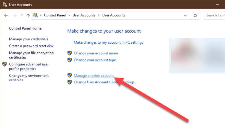 How to Fix control-panel-user-manage-others