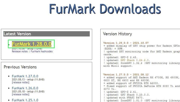 furmark-version GPU Stress Test