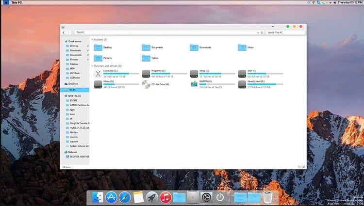 How To Make Your Windows Look Like MacOS 2 macOS-transformation-pack