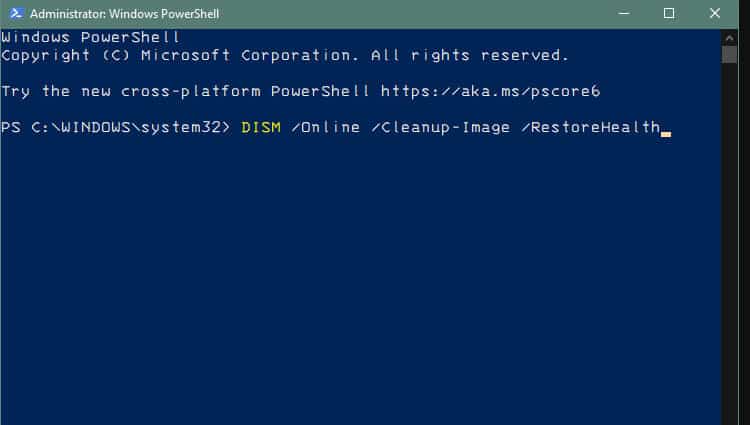 How to Fix powershell-dism