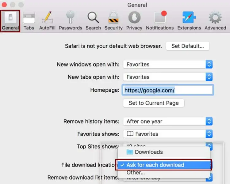 How to Check if a File Is Safe For Downloading 39 safari-general-preferences