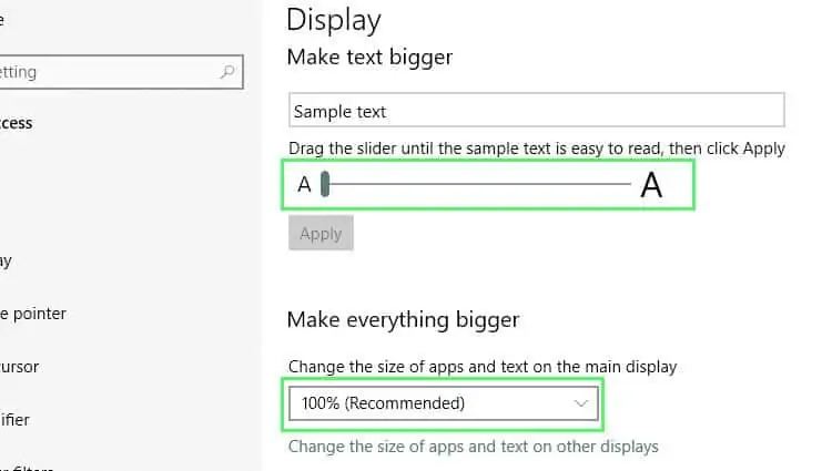 How to Fix Display Scaling Issues 22 scaling-sliders