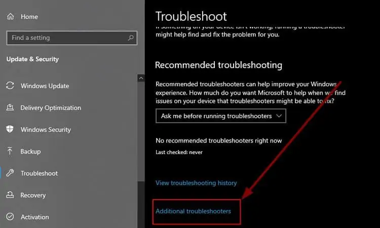 Additional-Troubleshooters