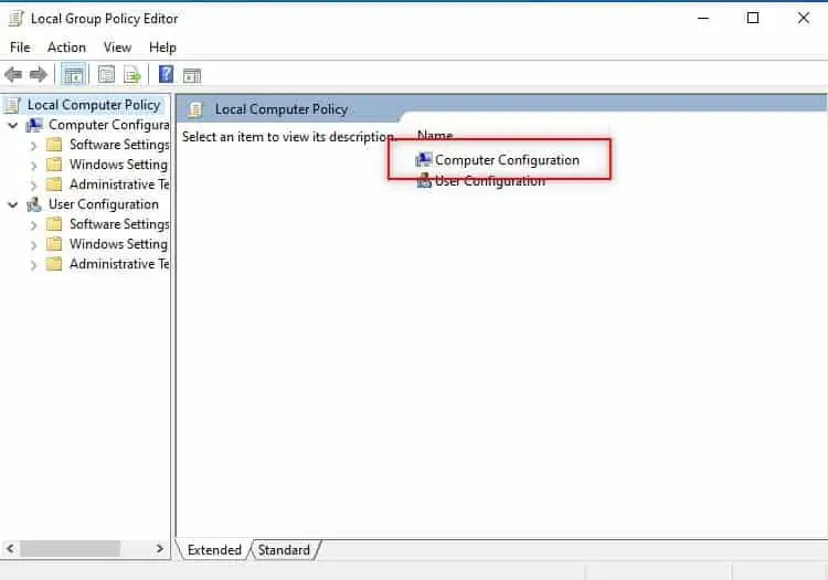 Computer-Policy-Settings