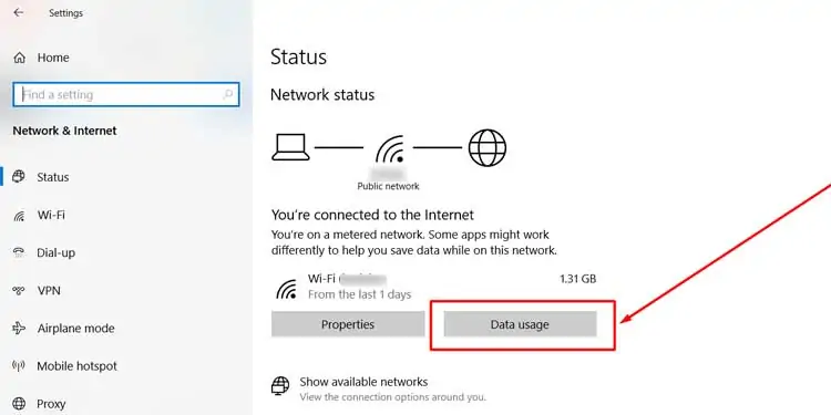 Data-Usage-Settings