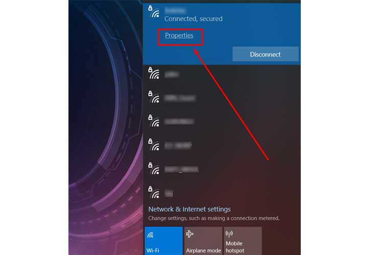 Wifi Properties