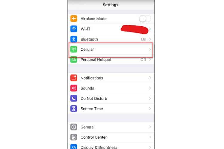 Wifi Settings iOS