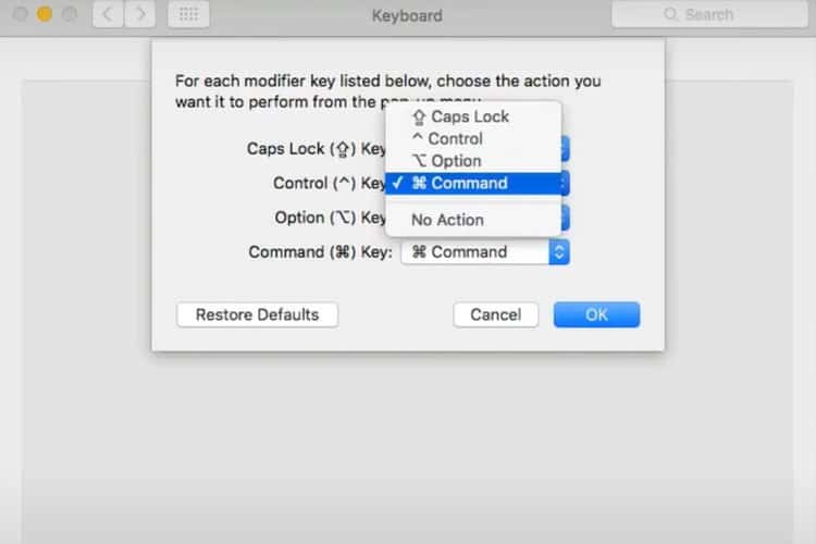 keyboard--command