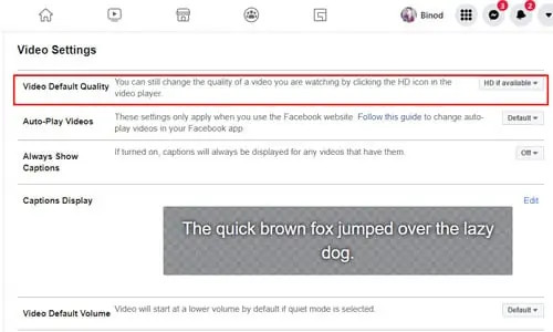 video-default-quality