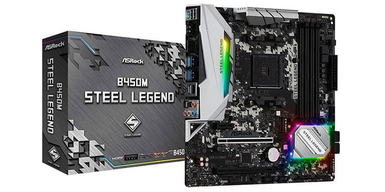 Best Micro ATX Motherboards For 2022 12 ASRock-B450M-Steel-Legend---Best-for-Full-White-PC-Build