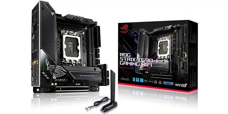 ASUS ROG Strix Z690-I Gaming WiFi – Best for a Mini-ITX Build