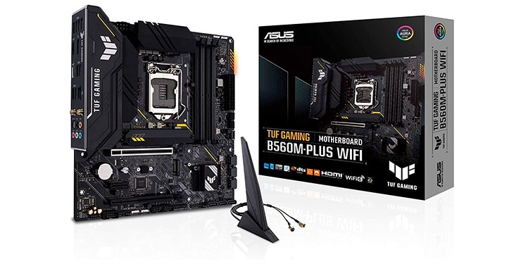Best Micro ATX Motherboards For 2022 18 ASUS-TUF-Gaming-B560M-Plus-WiFi---Best-Budget-Friendly-Intel-mATX-Motherboard