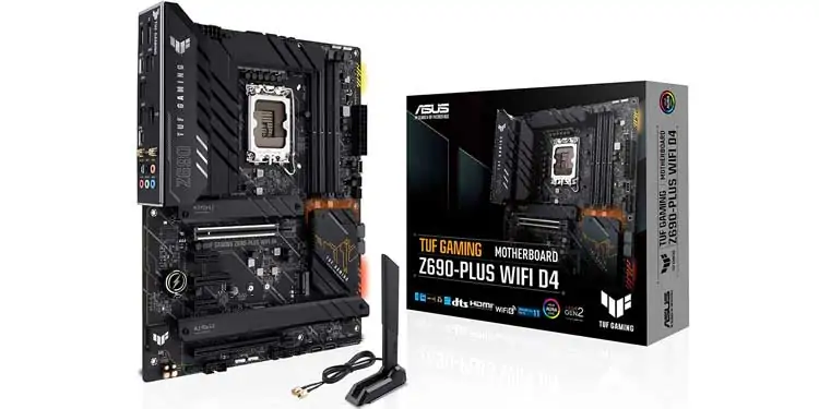 ASUS TUF Gaming Z690-Plus WiFi D4 – Best with DDR4 and PCIe 5.0 Support