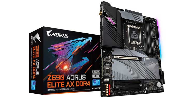 GIGABYTE Z690 AORUS Elite AX DDR4 - Best Alternative with DDR4