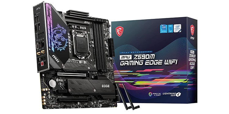 Best Micro ATX Motherboards For 2022 16 MSI-MPG-Z590M-Gaming-Edge-WiFi---Best-MSI-mATX-Motherboard