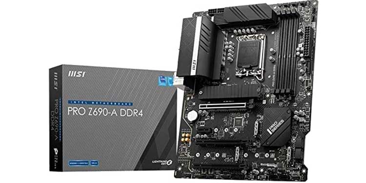 Best LGA 1700 Intel Motherboards in 2022 11 MSI PRO Z690-A DDR4 ProSeries Motherboard - Best Budget