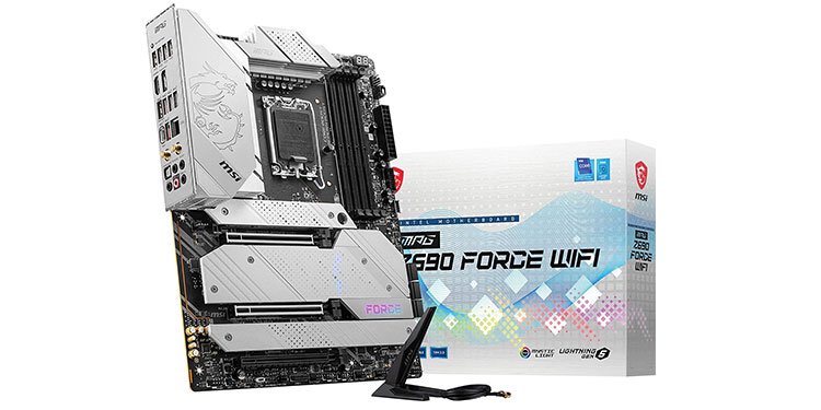 8 Best RGB Motherboards in 2022 9 MSI-Z690-Force---Best-RGB-Motherboard-for-All-White-PC-Build