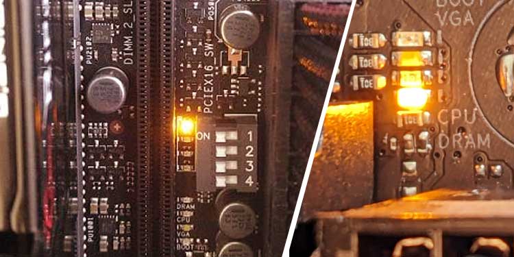 Seeing An Orange Light On Motherboard? Here's What It Means