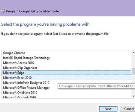 Program Compatibility