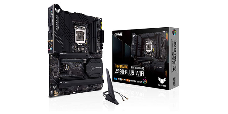 TUF-Gaming-Z590-Plus-WiFi---Best-Z590-Motherboard-for-Stealth-Build