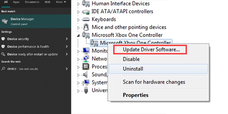 xbox one controller driver windows 10 broken