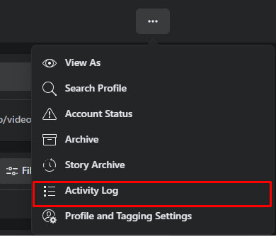 activity log