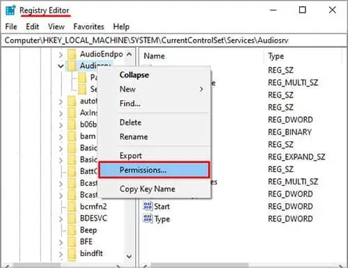 How to Fix Audio Service Not Running 49 audio-srv-properties