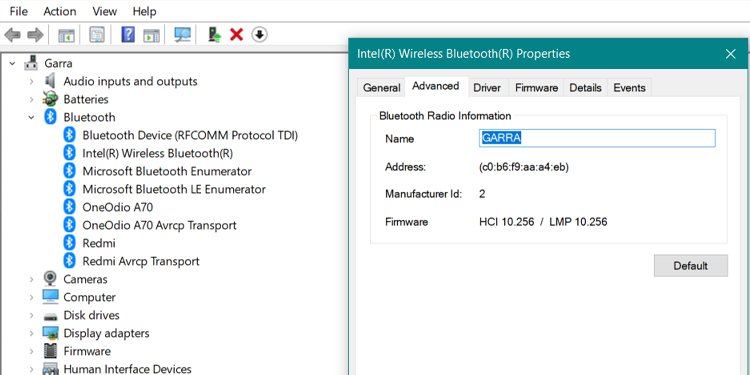 check bluetooth verison on windows check bluetooth verison on windows