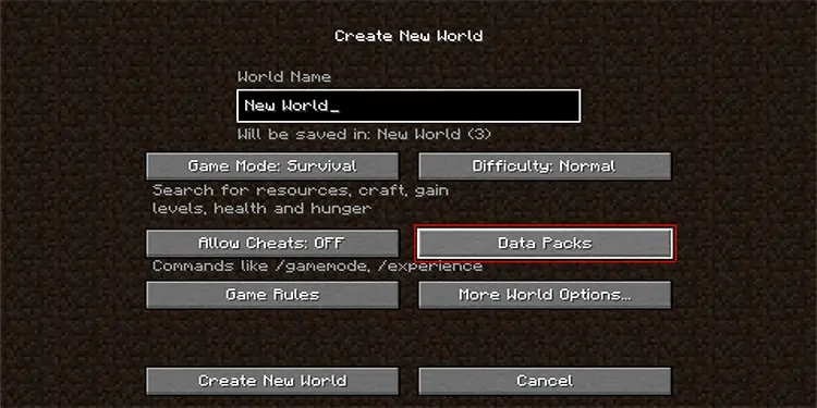 data-packs