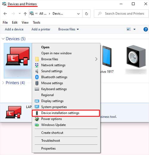 device-installation-settings