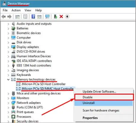 disable-sd