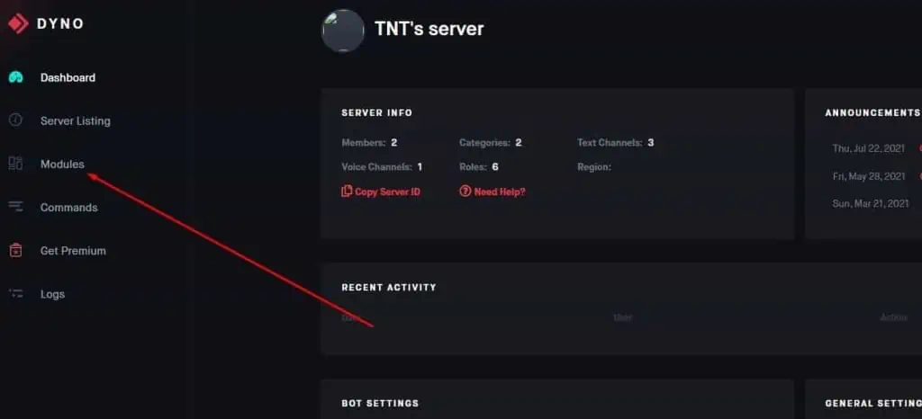 How to Make Reaction Roles on Discord 87 dyno-dashboard-select-modules-1024x466
