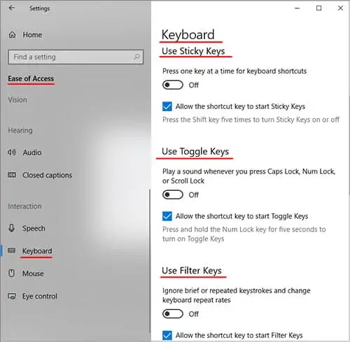 keyboard-ease-of-access