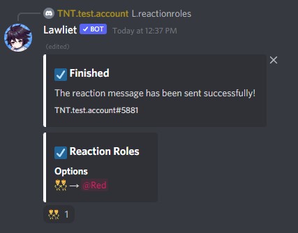 lawliet reaction role confirmed
