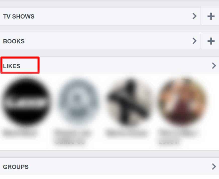 likes pages mobile
