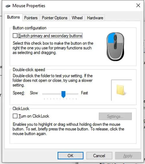 mouse-properties