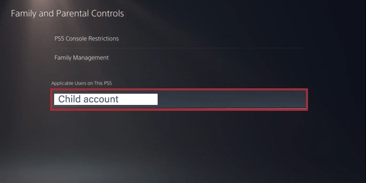 open child account