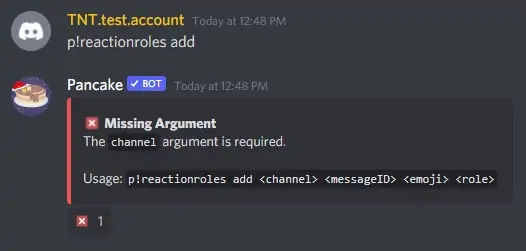 How to Make Reaction Roles on Discord 102 pancake-reactionroles-add-full-command