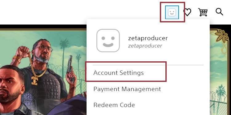 psn account settings