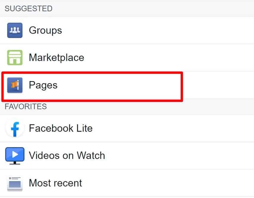 select pages