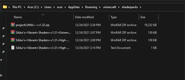 How to Install Mods in Minecraft - Step By Step Guide 13 shaderpacks-folder