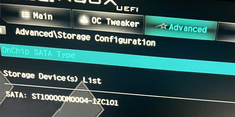 SSD Not Showing Up in BIOS