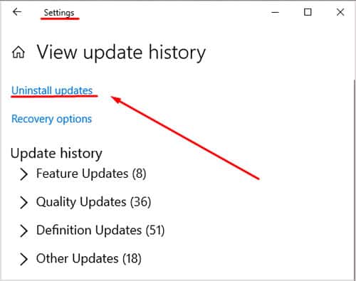 uninstall-updates